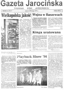 Gazeta Jarocińska 1994.02.25 Nr8(178)