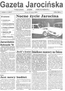 Gazeta Jarocińska 1994.03.11 Nr10(180)