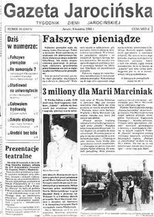 Gazeta Jarocińska 1994.04.08 Nr14(184)
