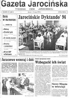 Gazeta Jarocińska 1994.05.13 Nr19(189)