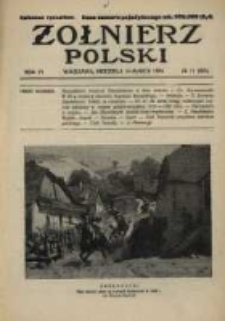 Żołnierz Polski : pismo poświęcone czynowi i doli żołnierza polskiego. R.6 1924 nr11