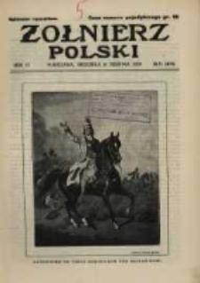 Żołnierz Polski : pismo poświęcone czynowi i doli żołnierza polskiego. R.6 1924 nr35