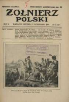Żołnierz Polski : pismo poświęcone czynowi i doli żołnierza polskiego. R.6 1924 nr40