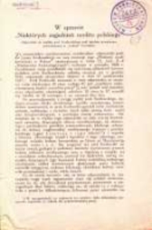 W sprawie niekt&oacute;rych zagadnień neolitu polskiego