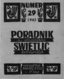 Poradnik dla Pracownik&oacute;w Świetlic Żołnierskich. 1943 R.3 nr29