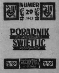 Poradnik dla Pracowników Świetlic Żołnierskich. 1943 R.3 nr29