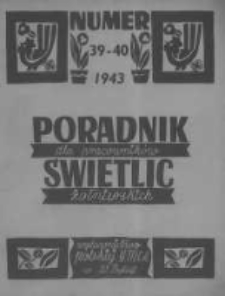 Poradnik dla Pracowników Świetlic Żołnierskich. 1943 R.3 nr39-40