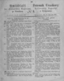 Amtsblatt der K&ouml;niglichen Preussischen Regierung zu Bromberg. 1870.01.21 No.3