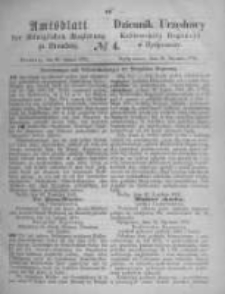 Amtsblatt der K&ouml;niglichen Preussischen Regierung zu Bromberg. 1870.01.28 No.4