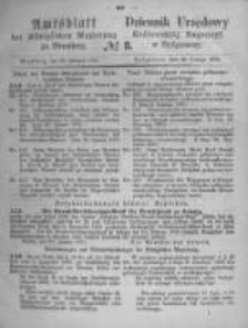 Amtsblatt der K&ouml;niglichen Preussischen Regierung zu Bromberg. 1870.02.25 No.8