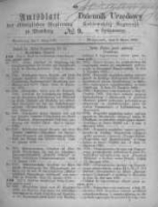 Amtsblatt der K&ouml;niglichen Preussischen Regierung zu Bromberg. 1870.03.04 No.9