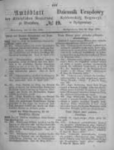 Amtsblatt der K&ouml;niglichen Preussischen Regierung zu Bromberg. 1870.05.13 No.19