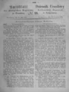 Amtsblatt der K&ouml;niglichen Preussischen Regierung zu Bromberg. 1870.06.10 No.23