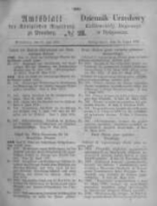 Amtsblatt der K&ouml;niglichen Preussischen Regierung zu Bromberg. 1870.07.15 No.28