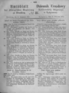 Amtsblatt der K&ouml;niglichen Preussischen Regierung zu Bromberg. 1870.09.16 No.37