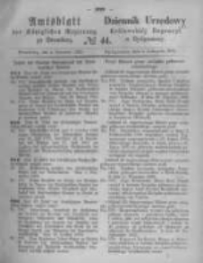Amtsblatt der K&ouml;niglichen Preussischen Regierung zu Bromberg. 1870.11.04 No.44