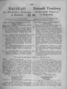 Amtsblatt der Königlichen Preussischen Regierung zu Bromberg. 1870.11.18 No.46