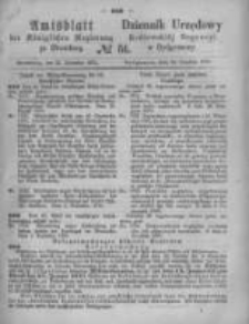 Amtsblatt der K&ouml;niglichen Preussischen Regierung zu Bromberg. 1870.12.23 No.51