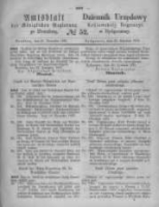Amtsblatt der K&ouml;niglichen Preussischen Regierung zu Bromberg. 1870.12.30 No.52