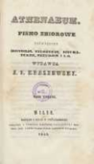 Athenauem: pismo poświęcone historii, literaturze, sztukom, krytyce itd. 1842 Nr3