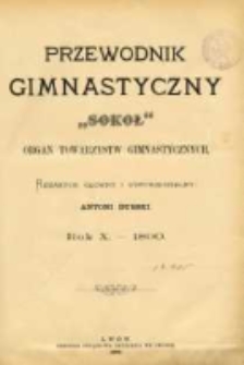Przewodnik Gimnastyczny "Sok&oacute;ł": organ Towarzystw Gimnastycznych 1890.01 R.10 Nr1