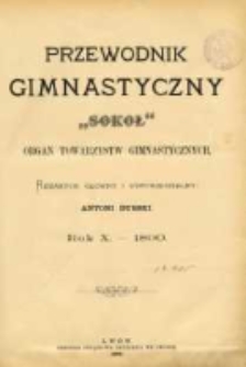 Przewodnik Gimnastyczny "Sokół": organ Towarzystw Gimnastycznych 1890.01 R.10 Nr1