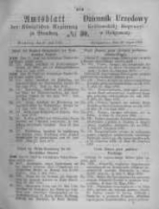 Amtsblatt der K&ouml;niglichen Preussischen Regierung zu Bromberg. 1870.07.29 No.30