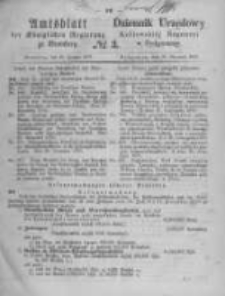 Amtsblatt der K&ouml;niglichen Preussischen Regierung zu Bromberg. 1871.01.20 No.3