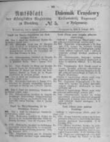 Amtsblatt der K&ouml;niglichen Preussischen Regierung zu Bromberg. 1871.02.03 No.5