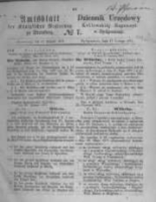 Amtsblatt der K&ouml;niglichen Preussischen Regierung zu Bromberg. 1871.02.17 No.7