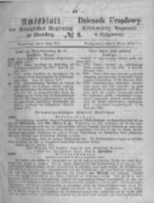 Amtsblatt der K&ouml;niglichen Preussischen Regierung zu Bromberg. 1871.03.03 No.9