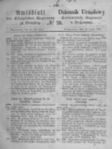 Amtsblatt der K&ouml;niglichen Preussischen Regierung zu Bromberg. 1871.07.14 No.28