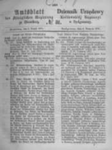 Amtsblatt der K&ouml;niglichen Preussischen Regierung zu Bromberg. 1871.08.04 No.31