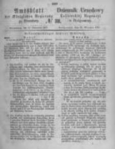 Amtsblatt der K&ouml;niglichen Preussischen Regierung zu Bromberg. 1871.09.22 No.38