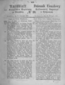 Amtsblatt der K&ouml;niglichen Preussischen Regierung zu Bromberg. 1871.09.29 No.39