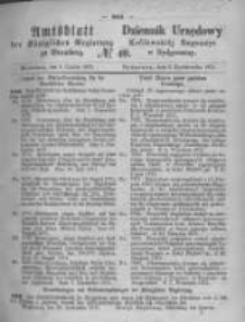 Amtsblatt der K&ouml;niglichen Preussischen Regierung zu Bromberg. 1871.10.06 No.40