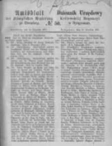 Amtsblatt der Königlichen Preussischen Regierung zu Bromberg. 1871.12.15 No.50
