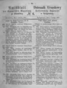 Amtsblatt der K&ouml;niglichen Preussischen Regierung zu Bromberg. 1872.02.09 No.6