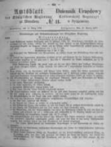 Amtsblatt der K&ouml;niglichen Preussischen Regierung zu Bromberg. 1872.03.15 No.11