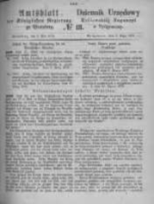 Amtsblatt der K&ouml;niglichen Preussischen Regierung zu Bromberg. 1872.05.03 No.18