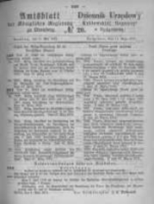 Amtsblatt der K&ouml;niglichen Preussischen Regierung zu Bromberg. 1872.05.17 No.20
