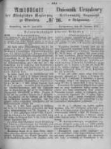 Amtsblatt der K&ouml;niglichen Preussischen Regierung zu Bromberg. 1872.06.28 No.26