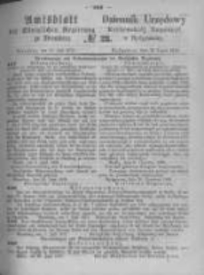 Amtsblatt der K&ouml;niglichen Preussischen Regierung zu Bromberg. 1872.07.12 No.28