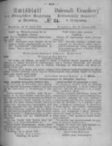 Amtsblatt der K&ouml;niglichen Preussischen Regierung zu Bromberg. 1872.08.23 No.34