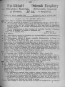Amtsblatt der K&ouml;niglichen Preussischen Regierung zu Bromberg. 1872.09.13 No.37