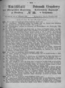 Amtsblatt der K&ouml;niglichen Preussischen Regierung zu Bromberg. 1872.09.20 No.38