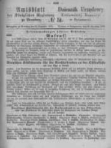 Amtsblatt der K&ouml;niglichen Preussischen Regierung zu Bromberg. 1872.12.20 No.51