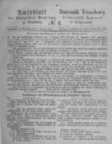 Amtsblatt der K&ouml;niglichen Preussischen Regierung zu Bromberg. 1873.01.10 No.2