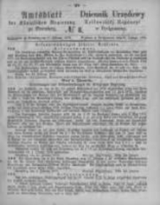 Amtsblatt der K&ouml;niglichen Preussischen Regierung zu Bromberg. 1873.02.21 No.8