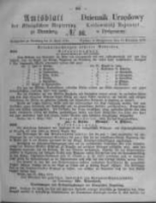 Amtsblatt der Königlichen Preussischen Regierung zu Bromberg. 1873.04.18 No.16